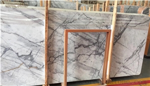 Extra New Calacatta White Marble Slabs