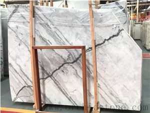 New White Calacatta Marble Polished Slabs