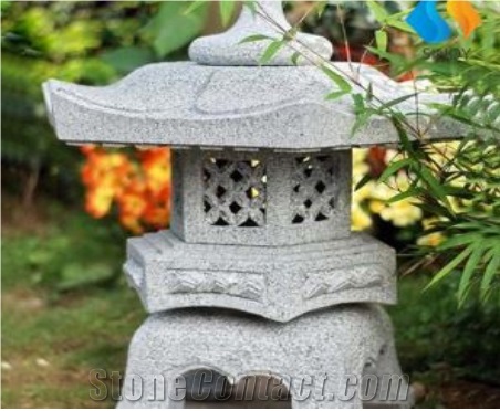 Natural Japanese Stone Lantern for Garden, Chinese Style Lantern,Lamps