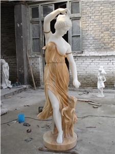 Carving Marble Woman Statue
