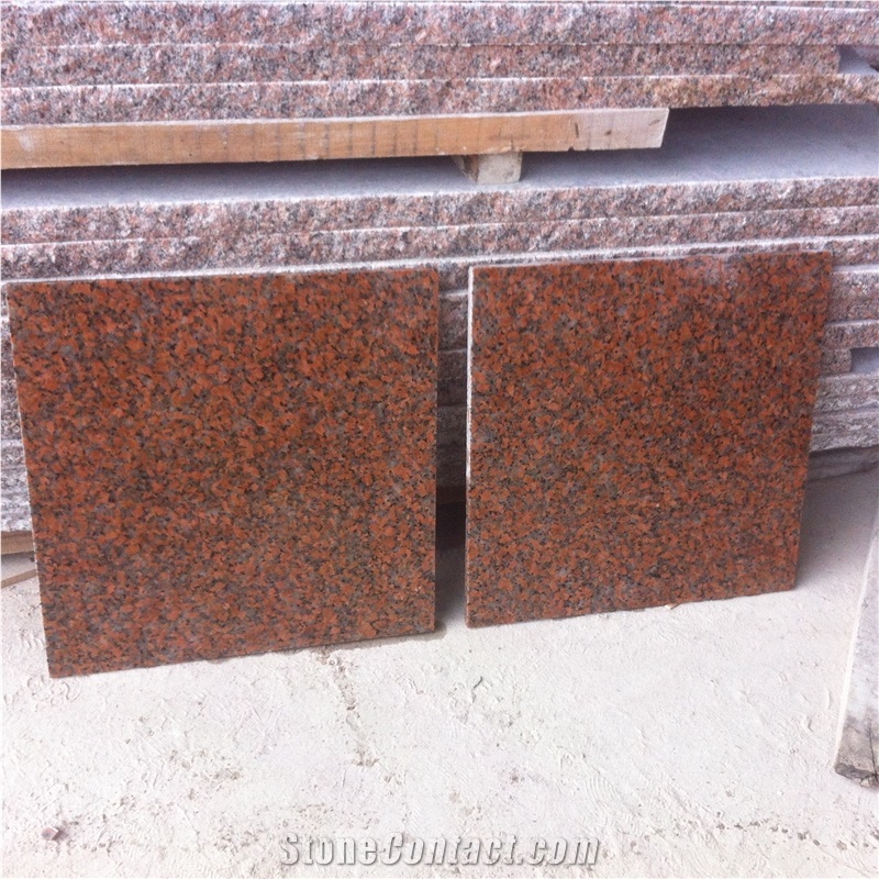 Maple Red G562 Granite Tiles Red Granite for Countertop Granite Slabs