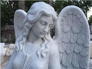 Angel Sculptures,Women Sculptures,Marble Statues,White Marble Statues