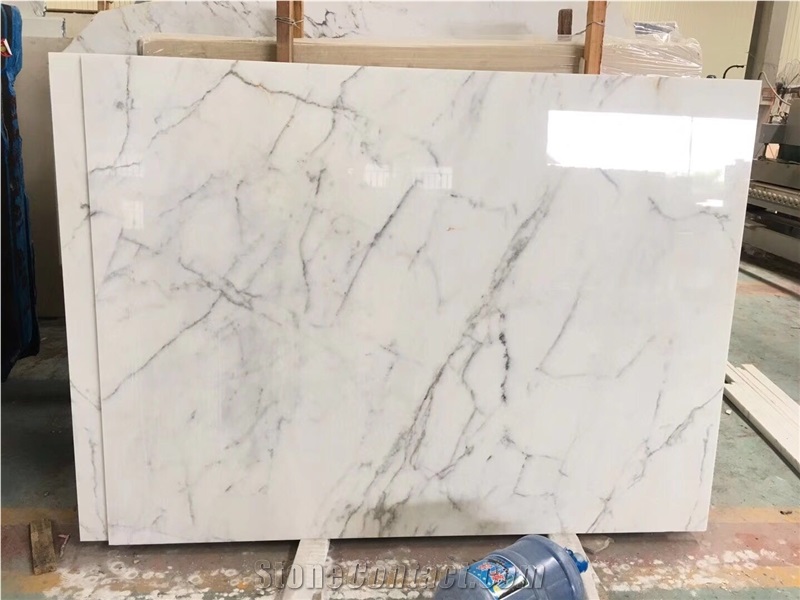 Bianco Carrara White Marble Bathroom Vanity Top