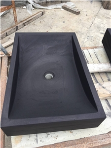 Black Granite Vessel Sinks,Granite Wash Basin,Stone Wash Bowl