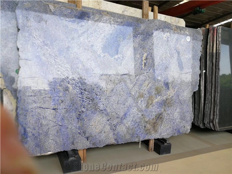 Blue Granite Azul Bahia Blue Stone Luxury Decor Wall Slab