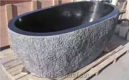 Blue Limestone Bathtub