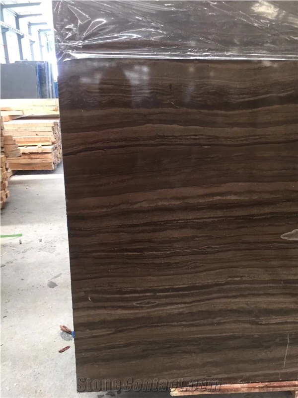 Coffee Wood Marble Slab