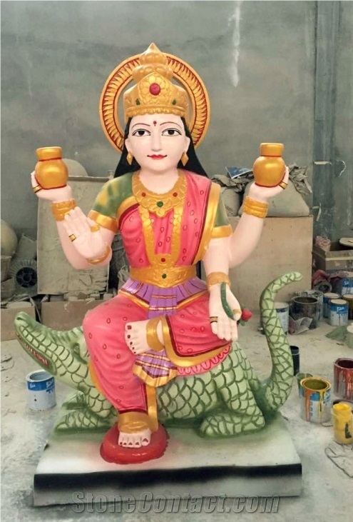 Indian God Statue,Colorful Human Indoor Statue,Handcarved Sculptures