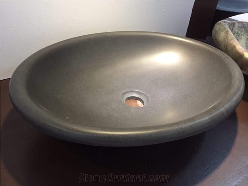 Polished Black Granite Wash Basin and Bathroom Sink,Granite Washbasin