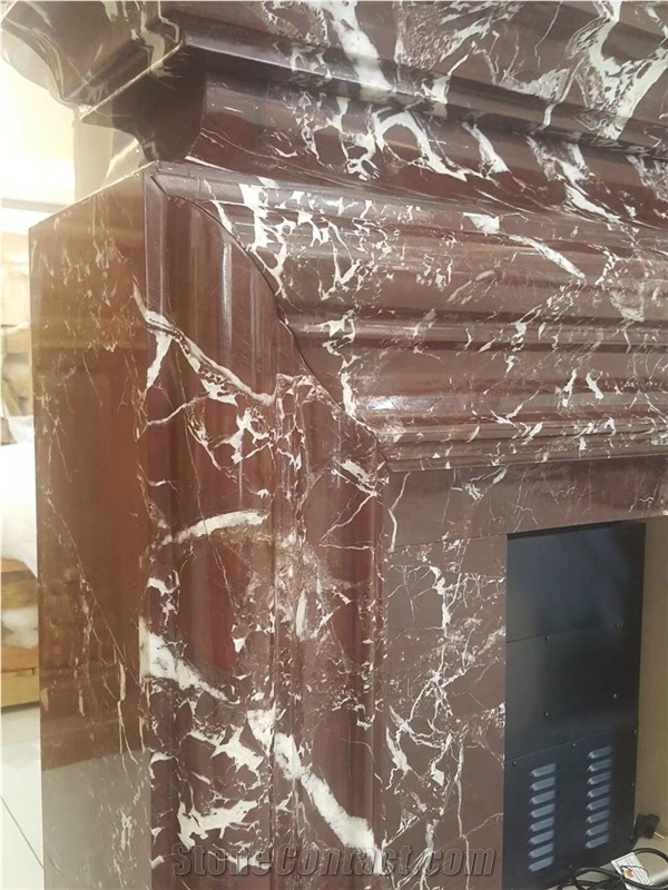 Rosso Levanto Fireplace Marble