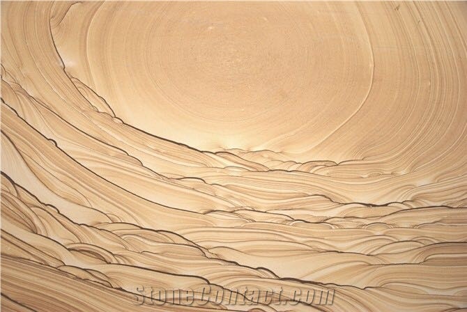 Teakwood Sandstone, China Yellow Sandstone