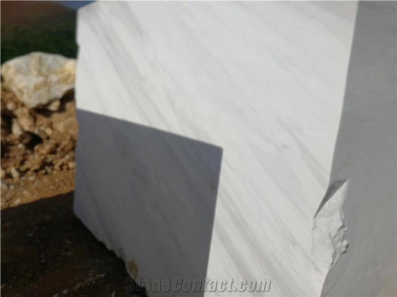 Volakas White Marble Blocks