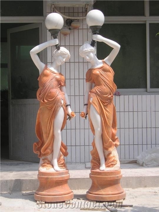 modern woman statue