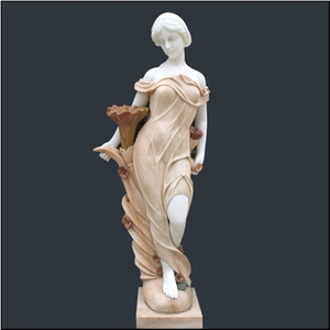 Western Beauty Sculpture,Modern Women Figure Stone Carving