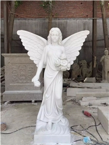 Woman Sculpturs,Beautiful Girl Sculpture,Angel Girl Garden Statues