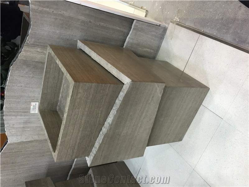 Wooden Grey Kitchen Sink