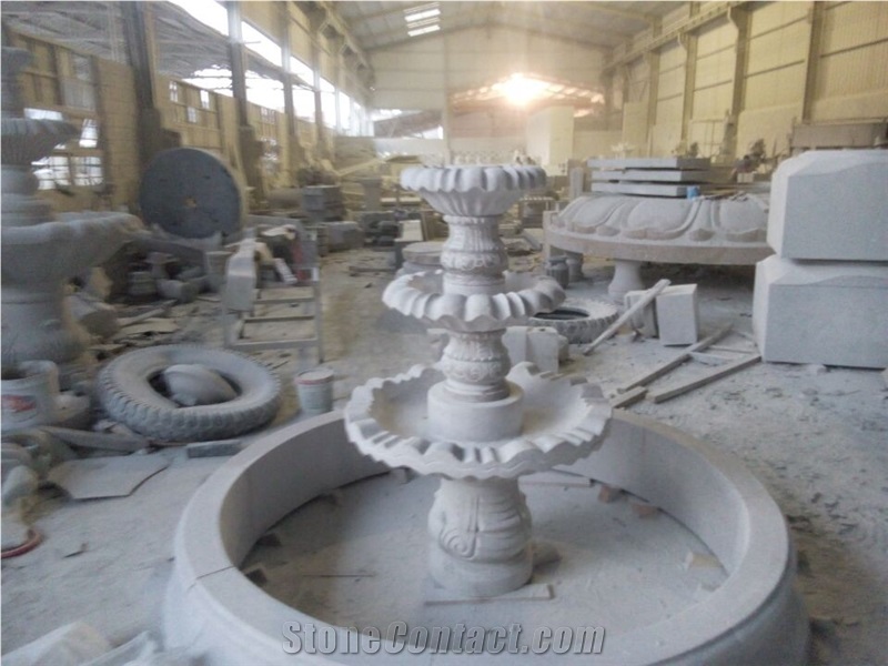 China Granite Water Fountain Bases Landscaping Stone