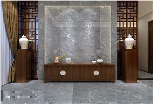 New Luxury Ghost Grey Rainbow Grey Marble Hotel Villa Floor Wall Tiles