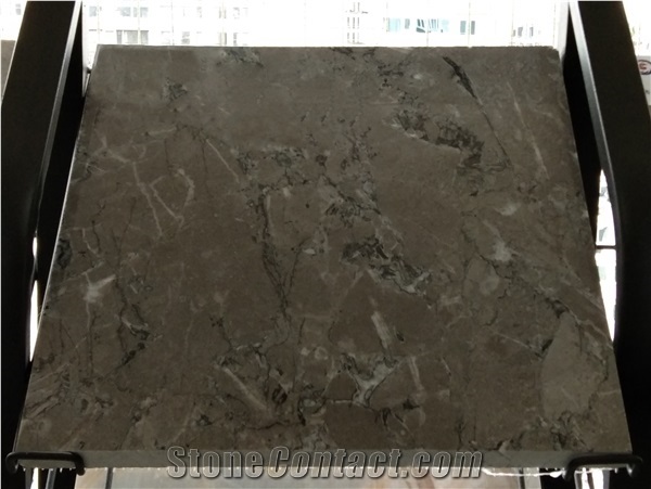 Quintessence,China Quintessence Wolf Cloudy Grey Small Flower Marble