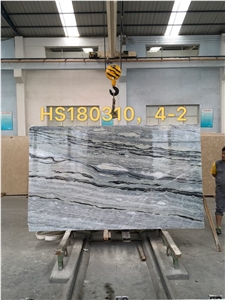 Blue River Changbai Blue Danube Marble China Cipollino Slab