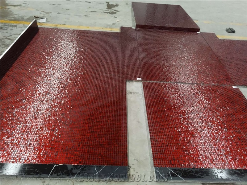 Aluminum Honeycomb Panels Composited with Marbles and Glass Mosaics