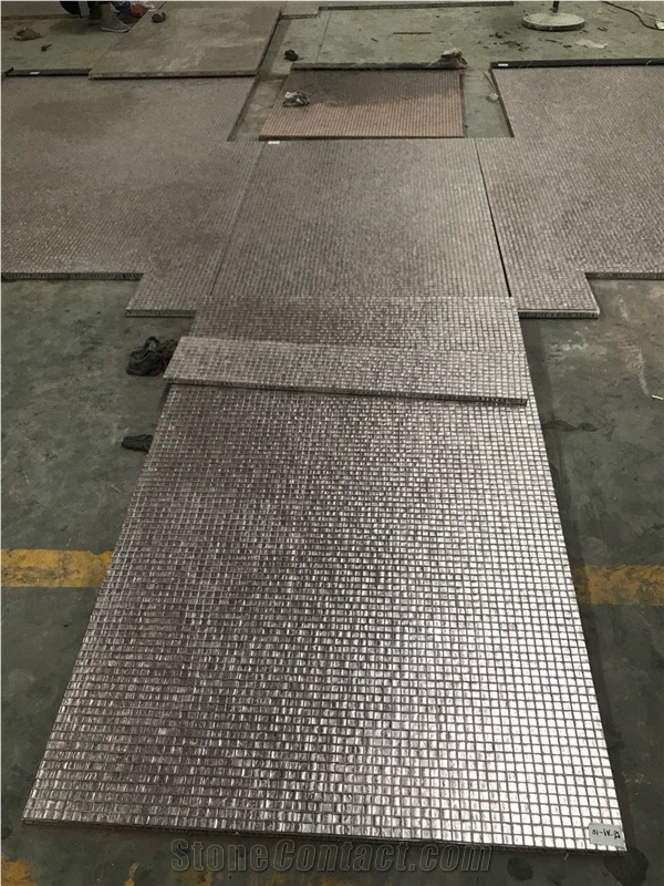 Aluminum Honeycomb Panels Composited with Marbles and Glass Mosaics