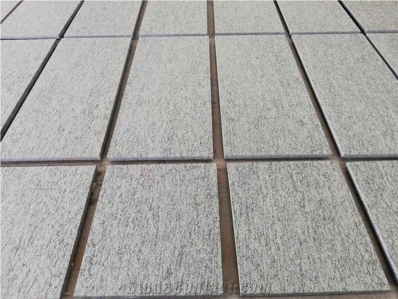 Water-Jet Olive Green Granite Flooring or Wall Tiles Decorative Design