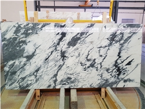 Calacatta Nero, White Marble with Black Veins Portugal Slabs & Tiles