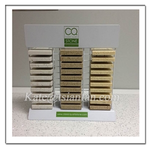 Sr010 Tabletop Quartz Stone Display Stand Rack