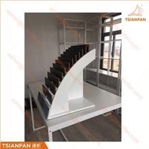 Wj105- Wood Floor Display Stand