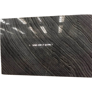 YUANDA Kenya Black Ancient Vein Wood Marble Slabs