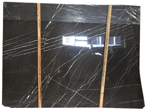 YUANDA Pietra Black Marquina Marble Slabs