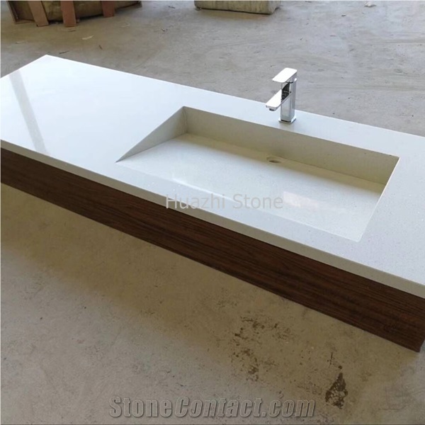 Bathroom Vanity Top/Bath Tops/Countertops/Vanity Tops/White Quartz