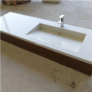 Bathroom Vanity Top/Bath Tops/Countertops/Vanity Tops/White Quartz