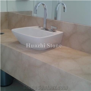 Beige Marble Bathroom Countertop/Vanity Tops/Bathroom Vanity Tops/Bath