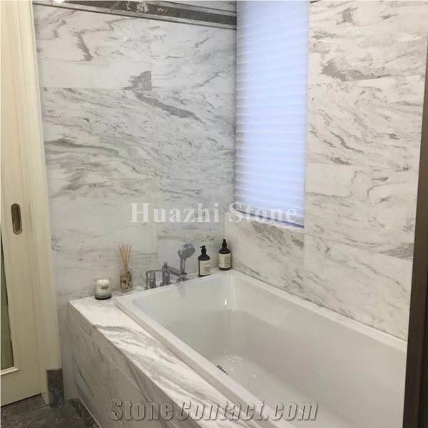 Decorative Wall Panels/Volakas White Marble/Bathroom Design