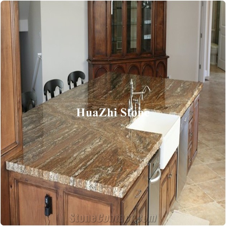 Golden Ray Granite Kitchen Bar Top Worktops From China Golden Ray Granite Kitchen Bar Top Worktops