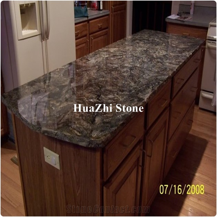 Kozmus Brown Granite Countertops Desk Tops Kitchen Tops From