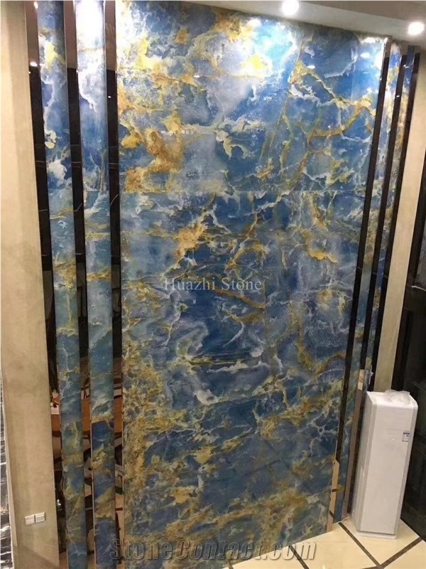 Natural Blue Jade for Hotel/Home Interior Wall /Floor Decoration