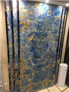 Natural Blue Jade for Hotel/Home Interior Wall /Floor Decoration
