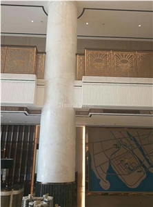 Natural Royal White Marble Hotel/Home Interior Wall/Floor Decoration
