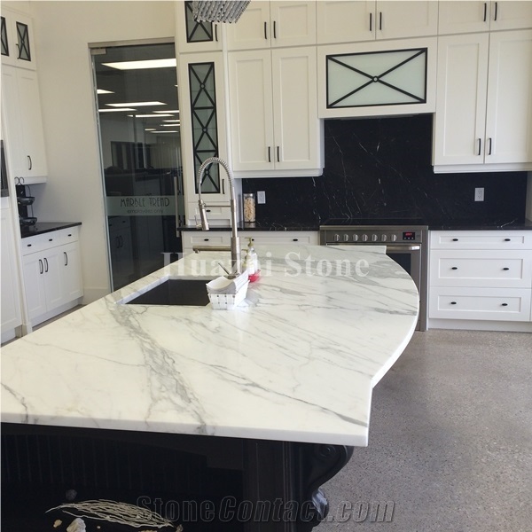 White Marble Countertops Kitchen Worktops Kitchen Desk Tops