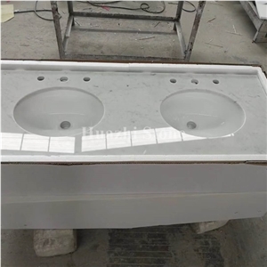 White Marble Countertops/Kitchen Worktops/Kitchen Desk Tops/Worktops