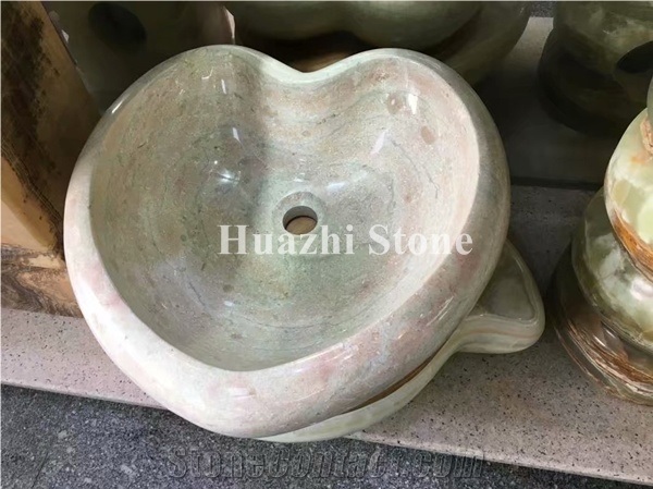 White Marble Sinks Oval Basins Natural Stone Sinks Vessel Sinks Wash