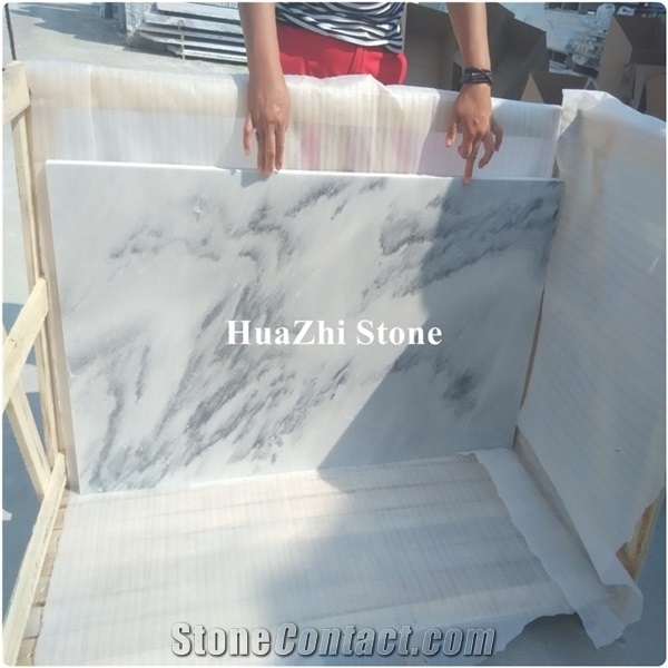 White Tile Marble Living Room Wall Tile Interior Decoration