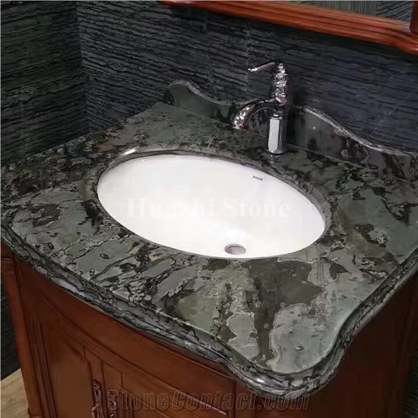 Zebra Stone/Grey Marble/Marble Slabs/Marble Tiles/Bathroom Projects/