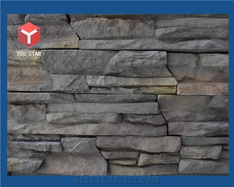 Artificial Culture Stone Building Material Wall Tile Split Face