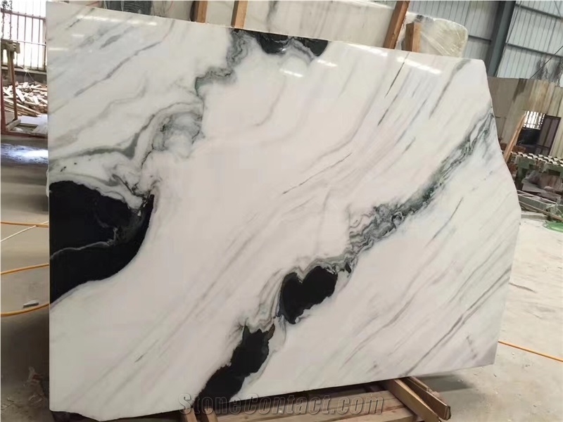 China Panda White Marble Tiles & Slabs