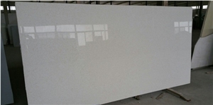 Crystal White Quartz Stone Slabs