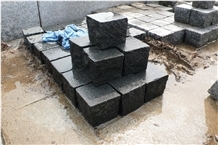 G399 Dark Grey Granite Landscaping Stones,Cube Stone